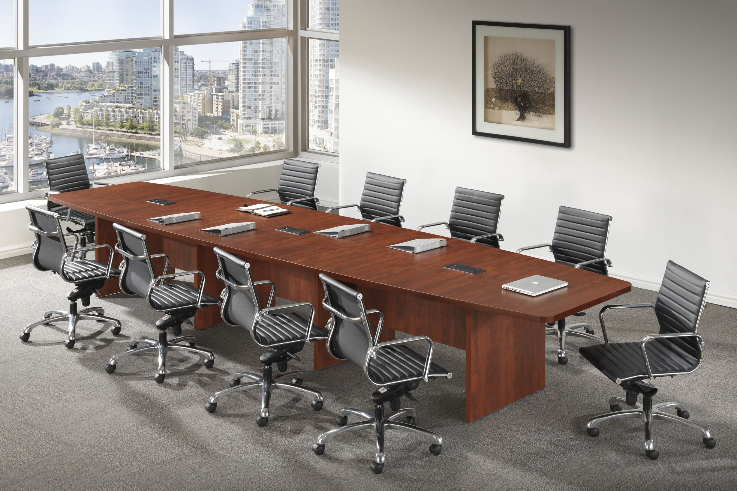BOATSHAPE CONFERENCE TABLES Golden State Office Furniture
