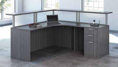 Classic Laminate Workstation 35 Golden State Office Furniture